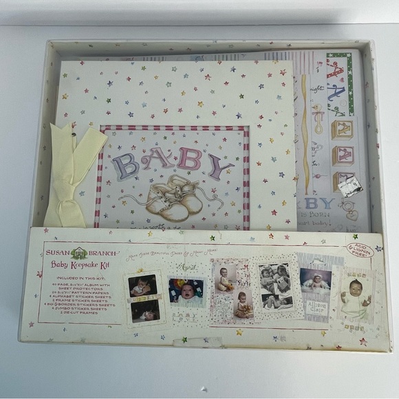 Vintage Other - Vintage Susan Branch Baby Keepsake Album Scrapbook Kit